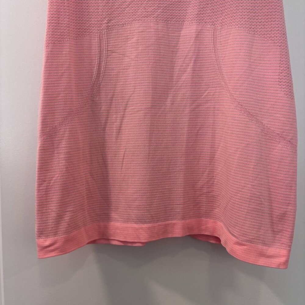 Lululemon Swiftly Tech Racerback Tank Top 2.0 Hip Length Light Pink - Picture 5 of 6